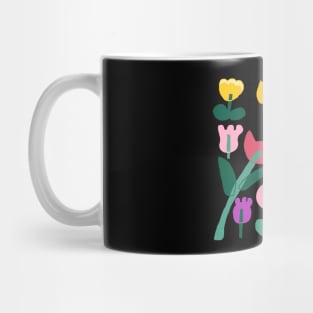 My garden full of tulip, vintage Flower patterns Mug